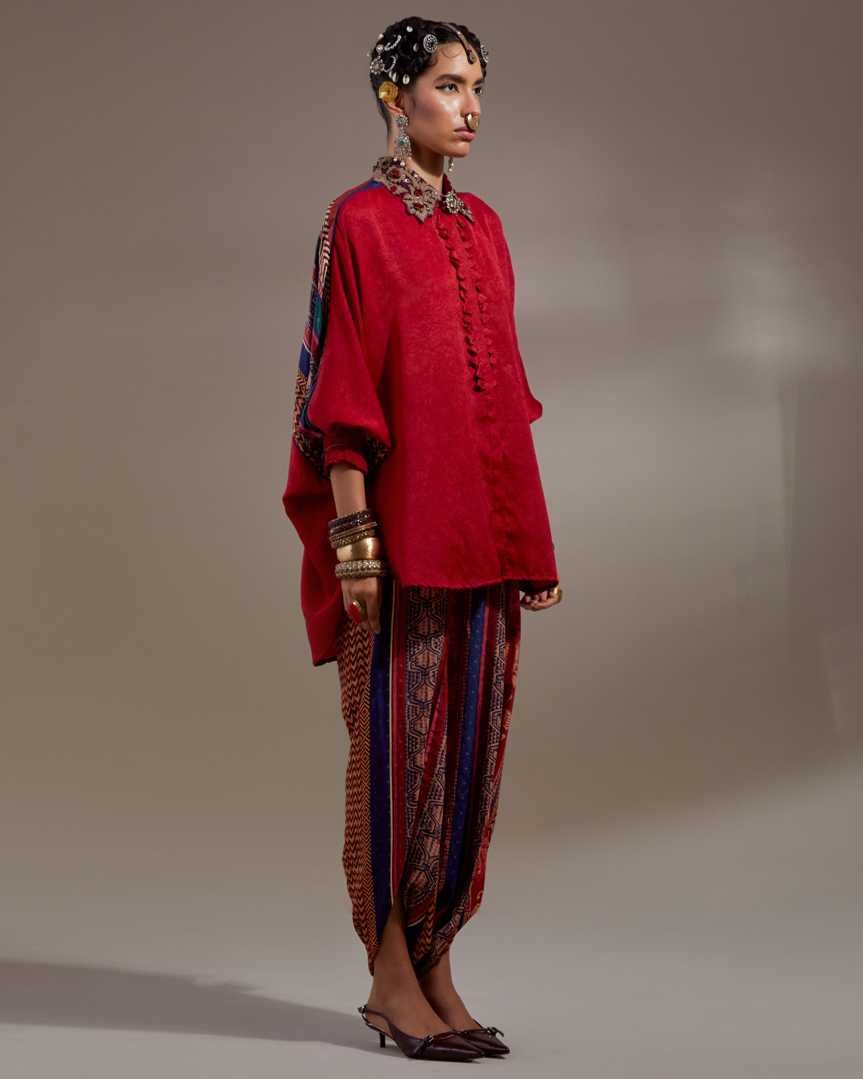 Anka Sindoor Mandala Shirt & Trouser Set