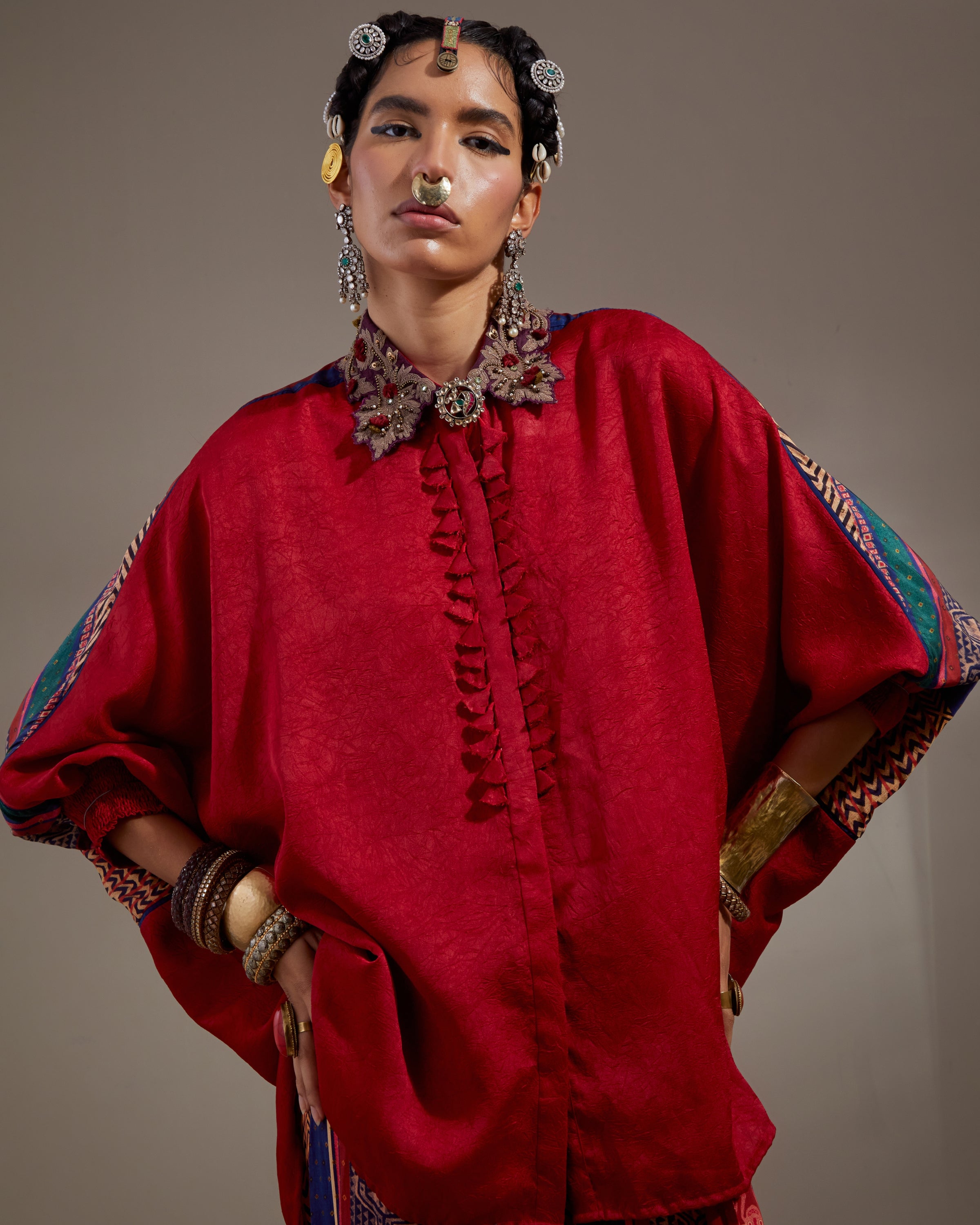 Sindoor Mandala Shirt & Trouser Set