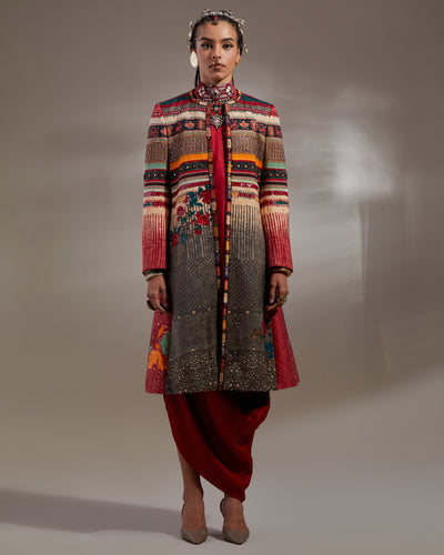 Sindoor Rasa Drop Shoulder Dress