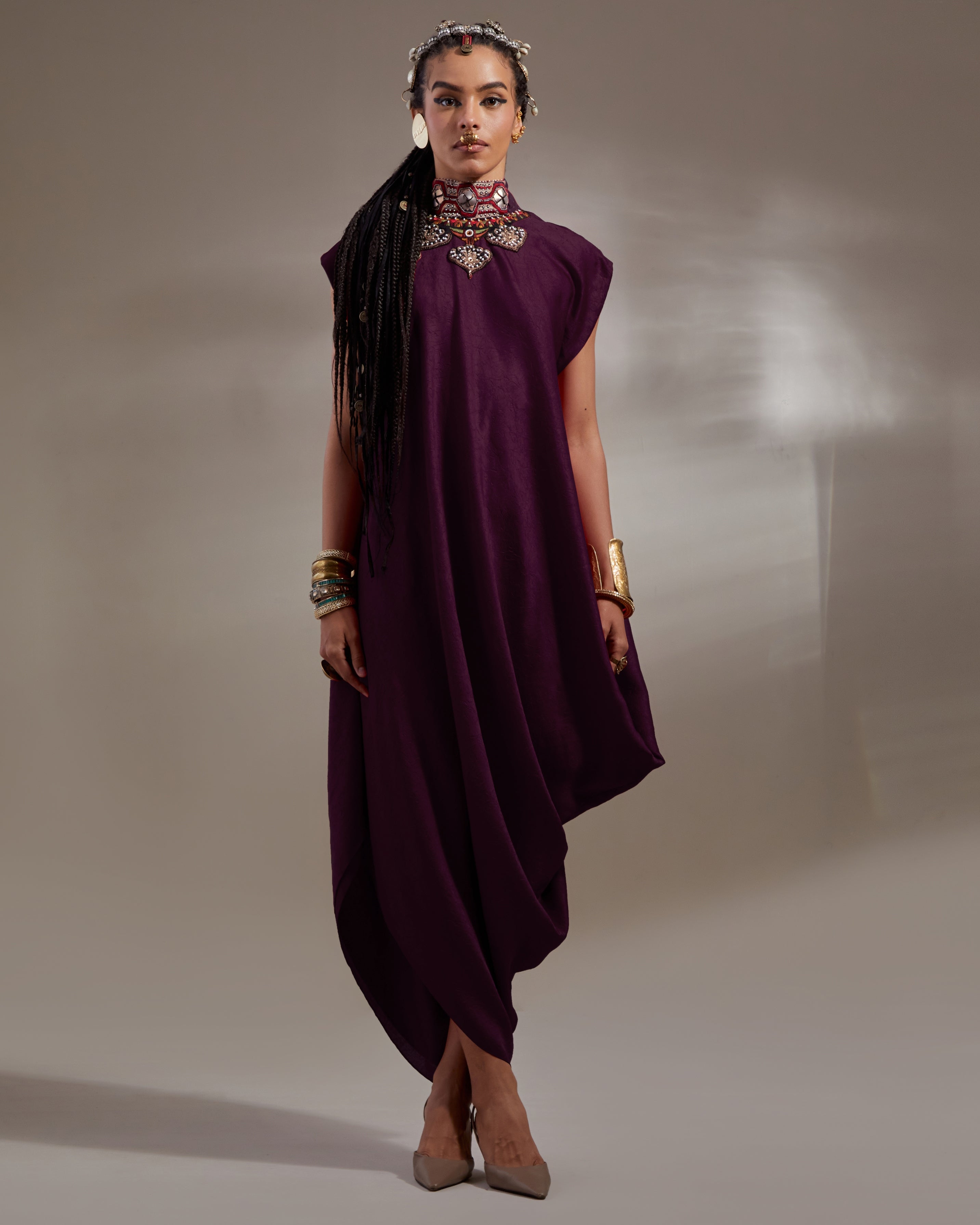 Jamuni Rasa Drop Shoulder Dress