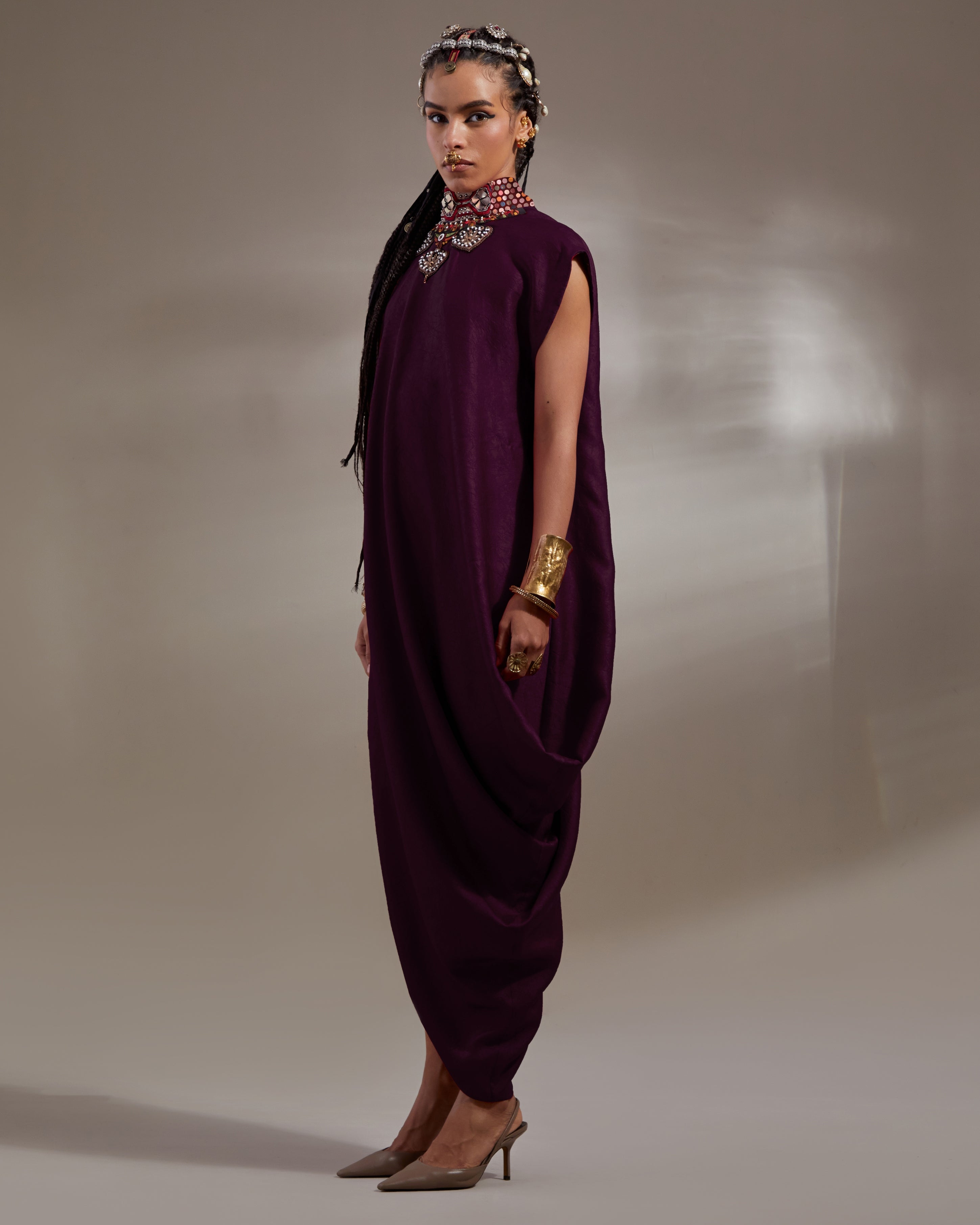 Jamuni Rasa Drop Shoulder Dress