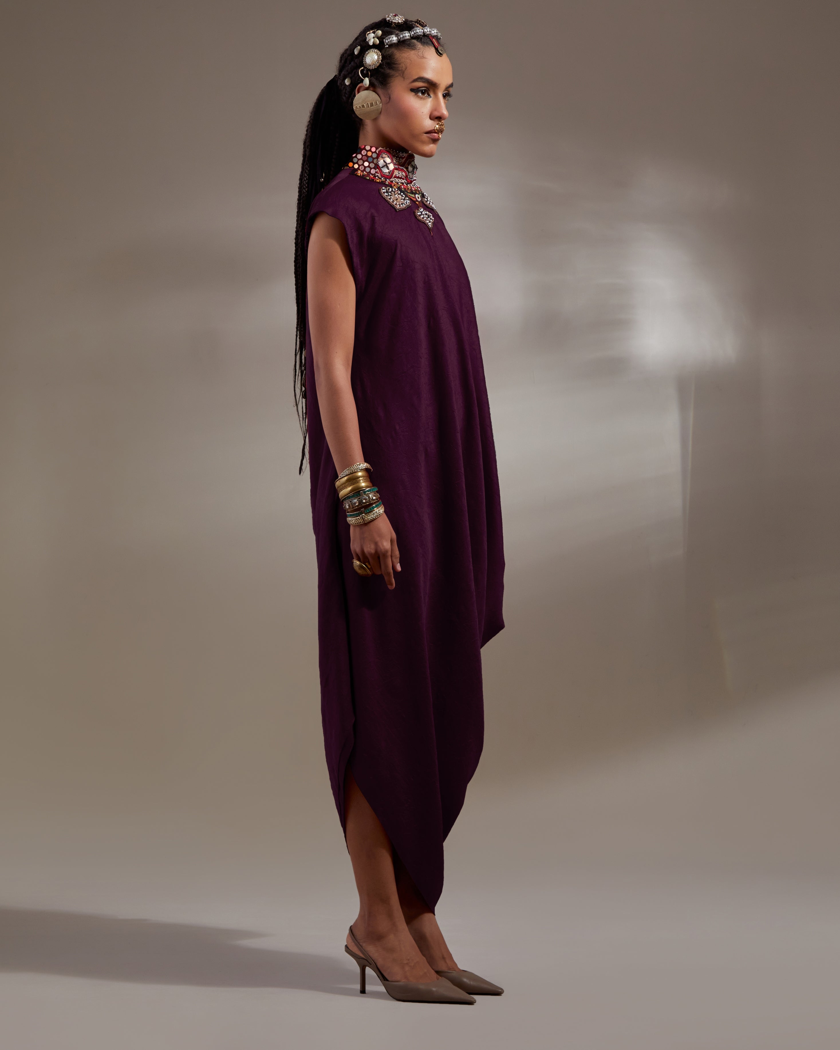 Jamuni Rasa Drop Shoulder Dress