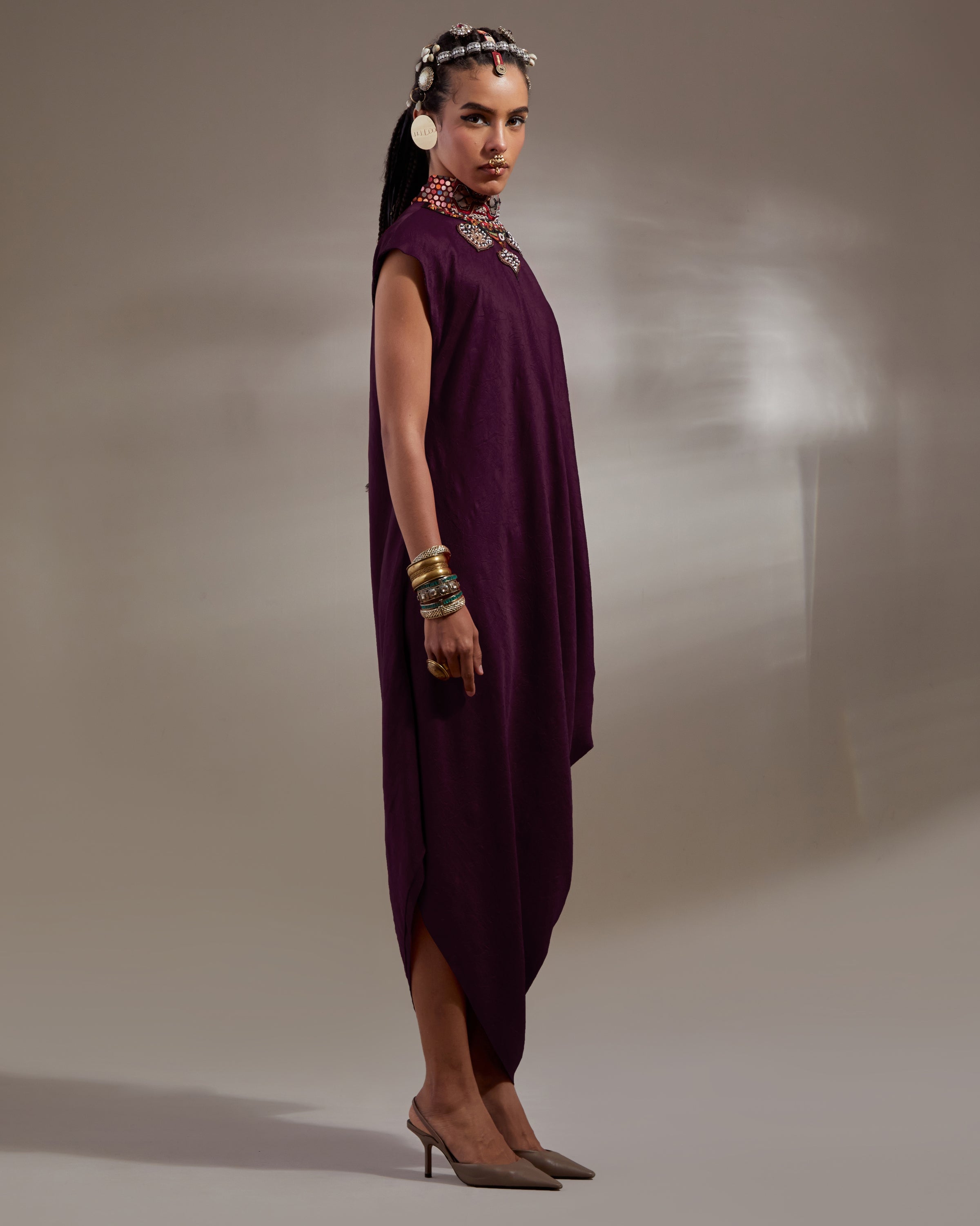 Jamuni Rasa Drop Shoulder Dress