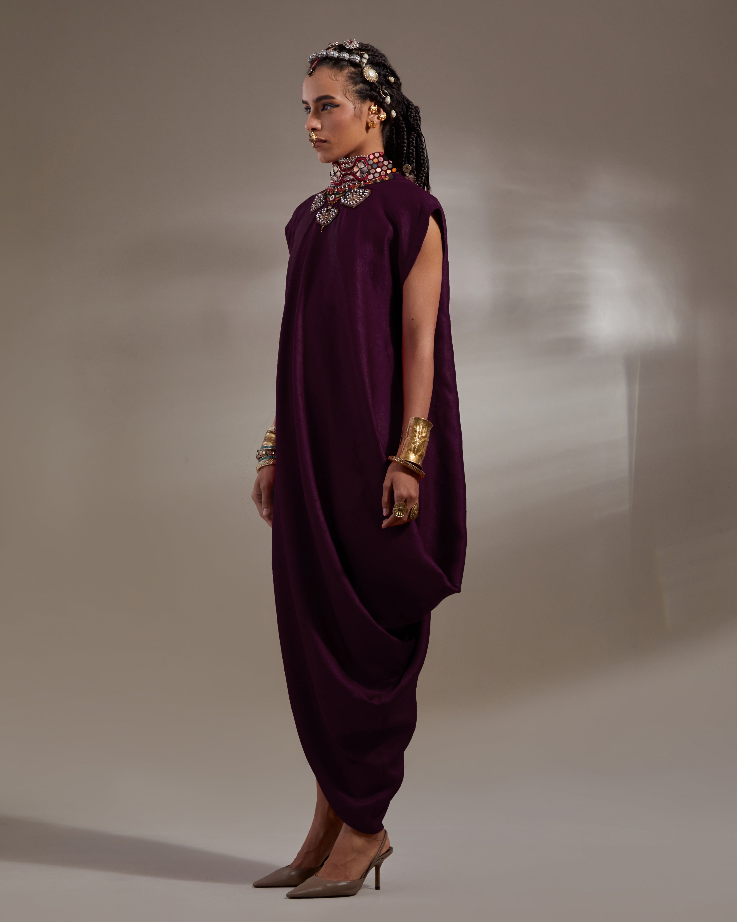 Jamuni Rasa Drop Shoulder Dress