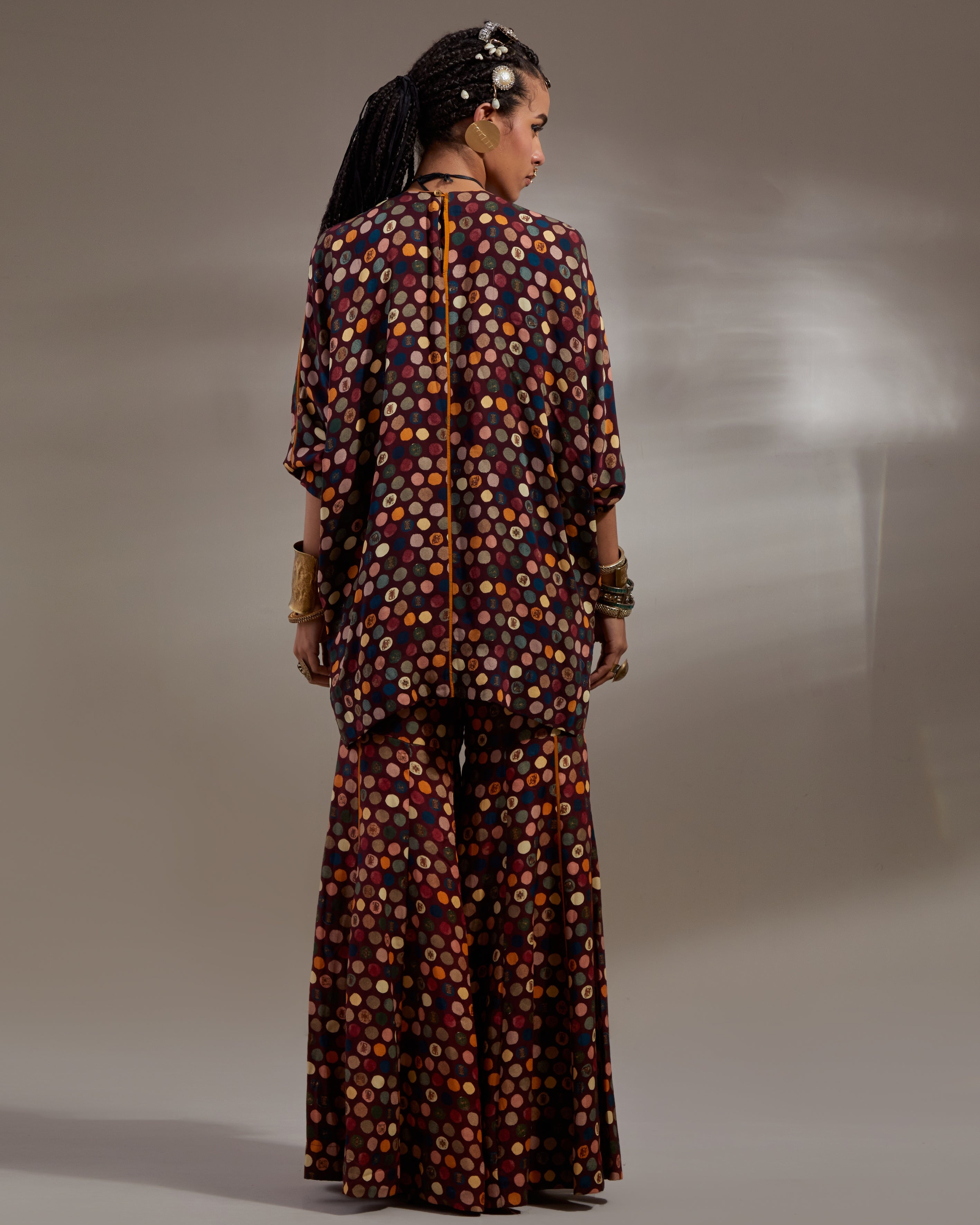 Jamuni Kuru Trapeze Kurta & Gharara Set