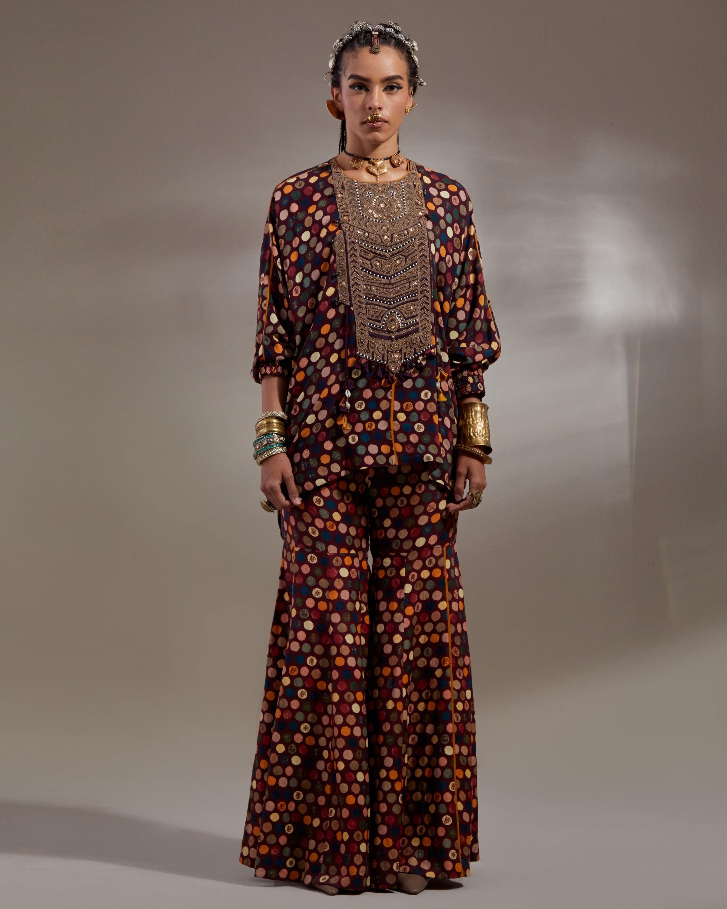 Anka Jamuni Mandala Shirt & Trouser Set