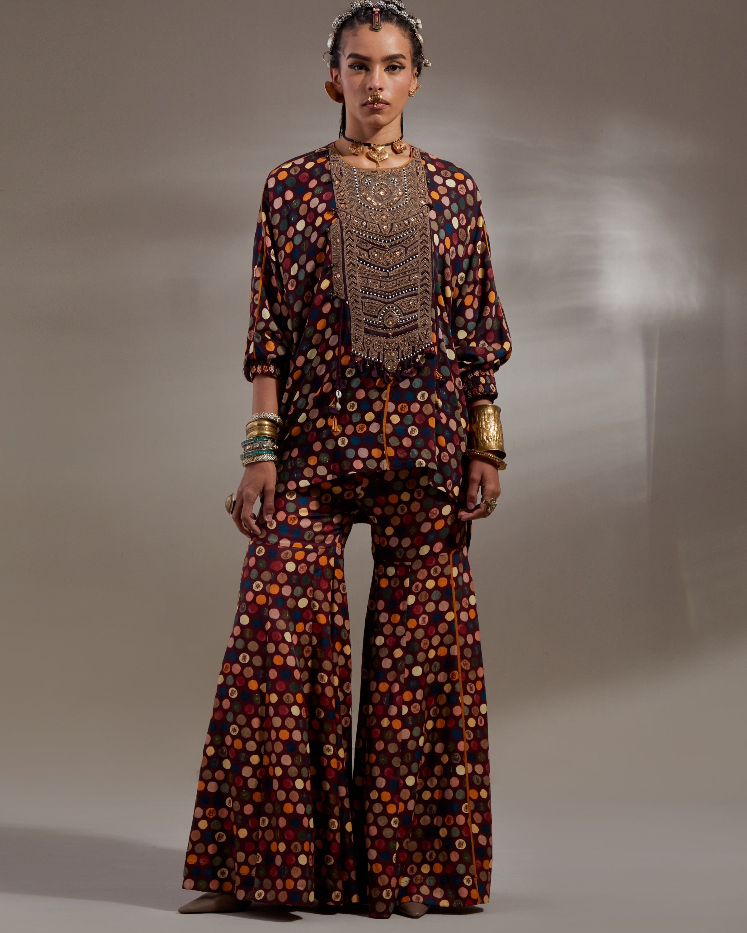 Anka Jamuni Mandala Shirt & Trouser Set