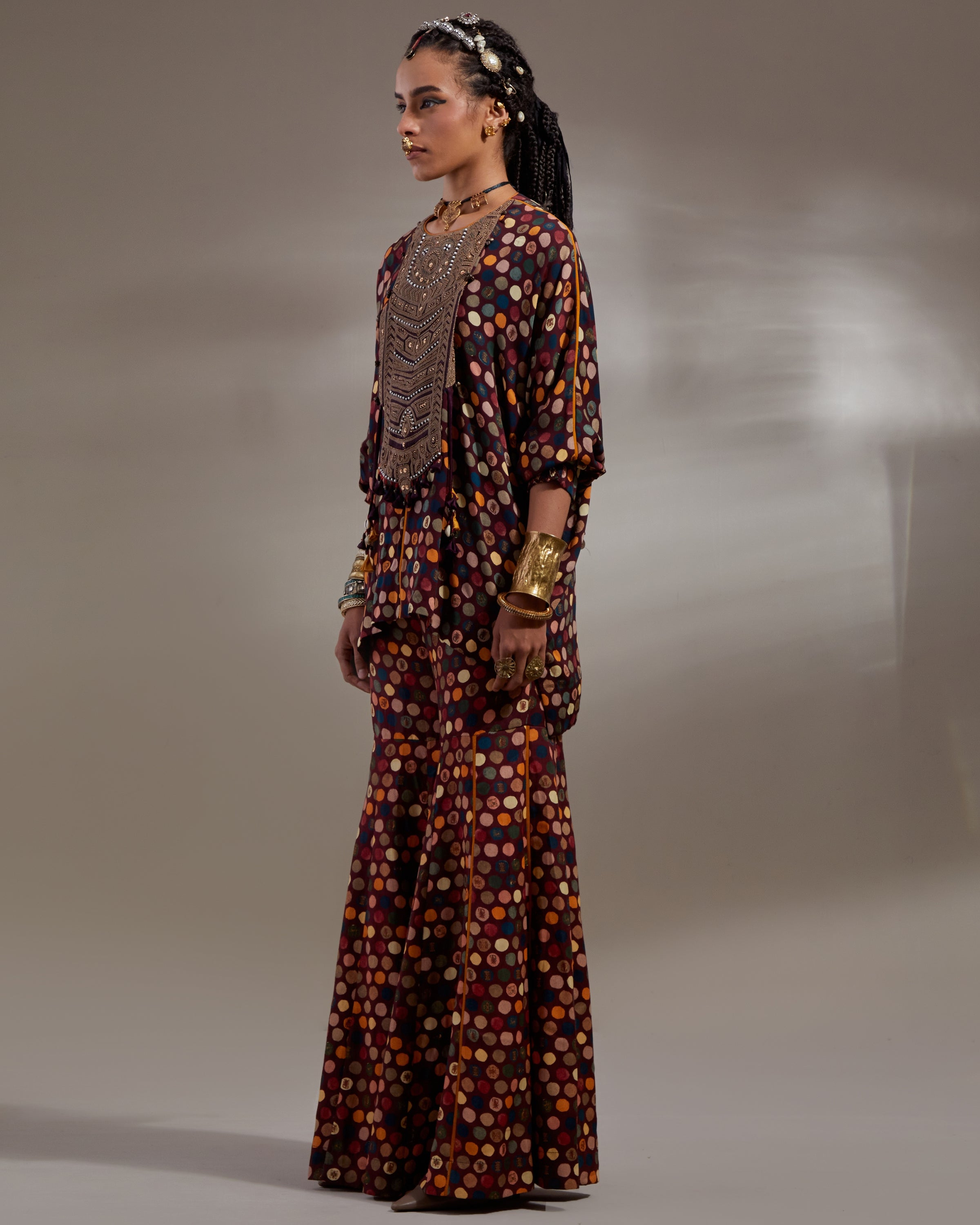 Anka Jamuni Mandala Shirt & Trouser Set