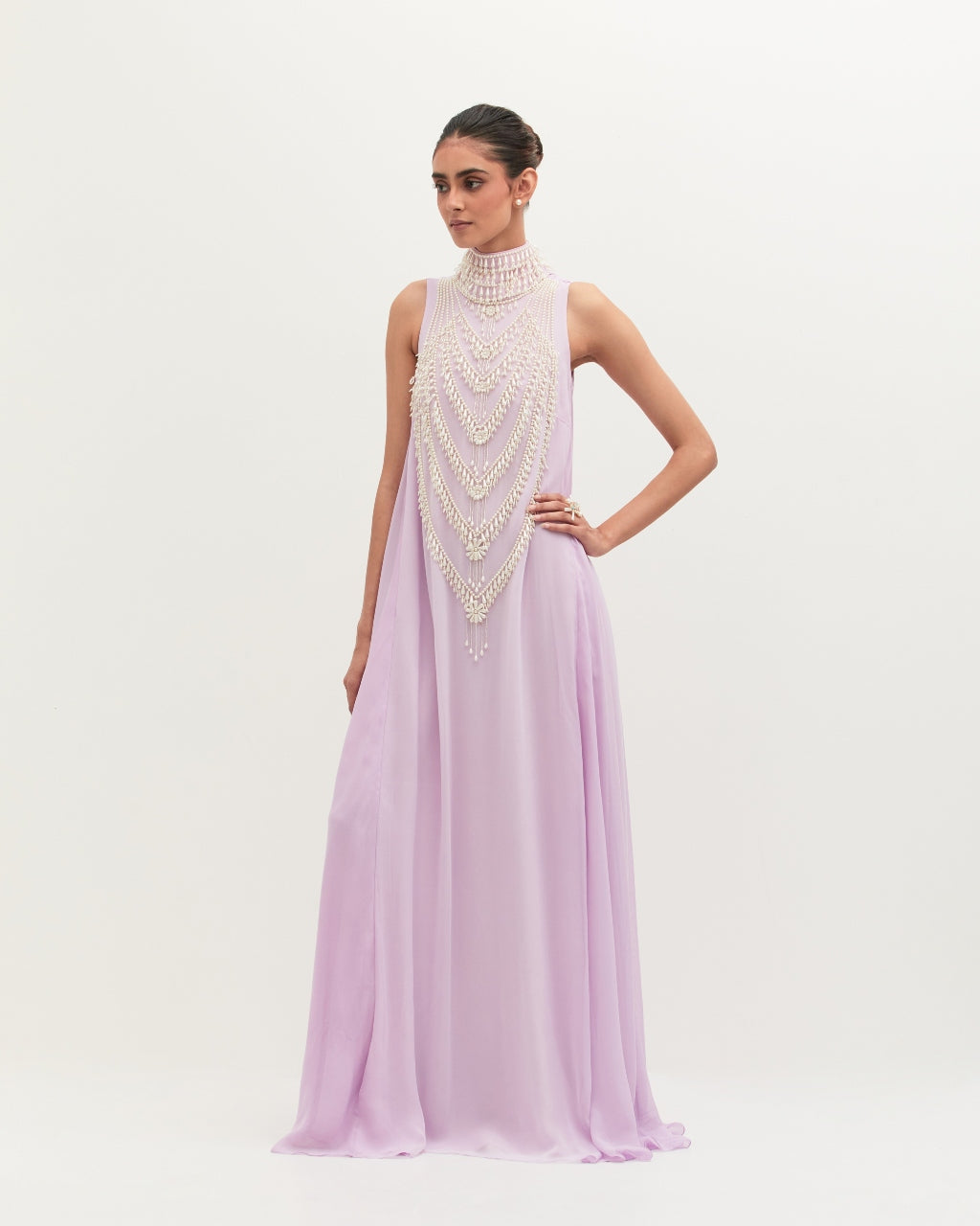 Lavender Mala Maxi Gown