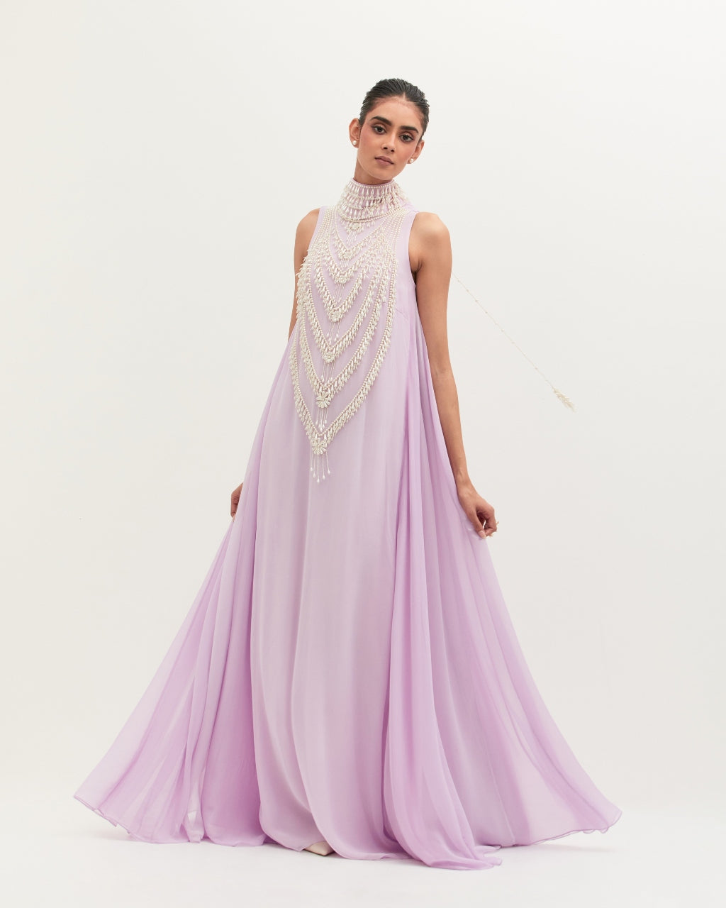 Lavender Mala Maxi Gown