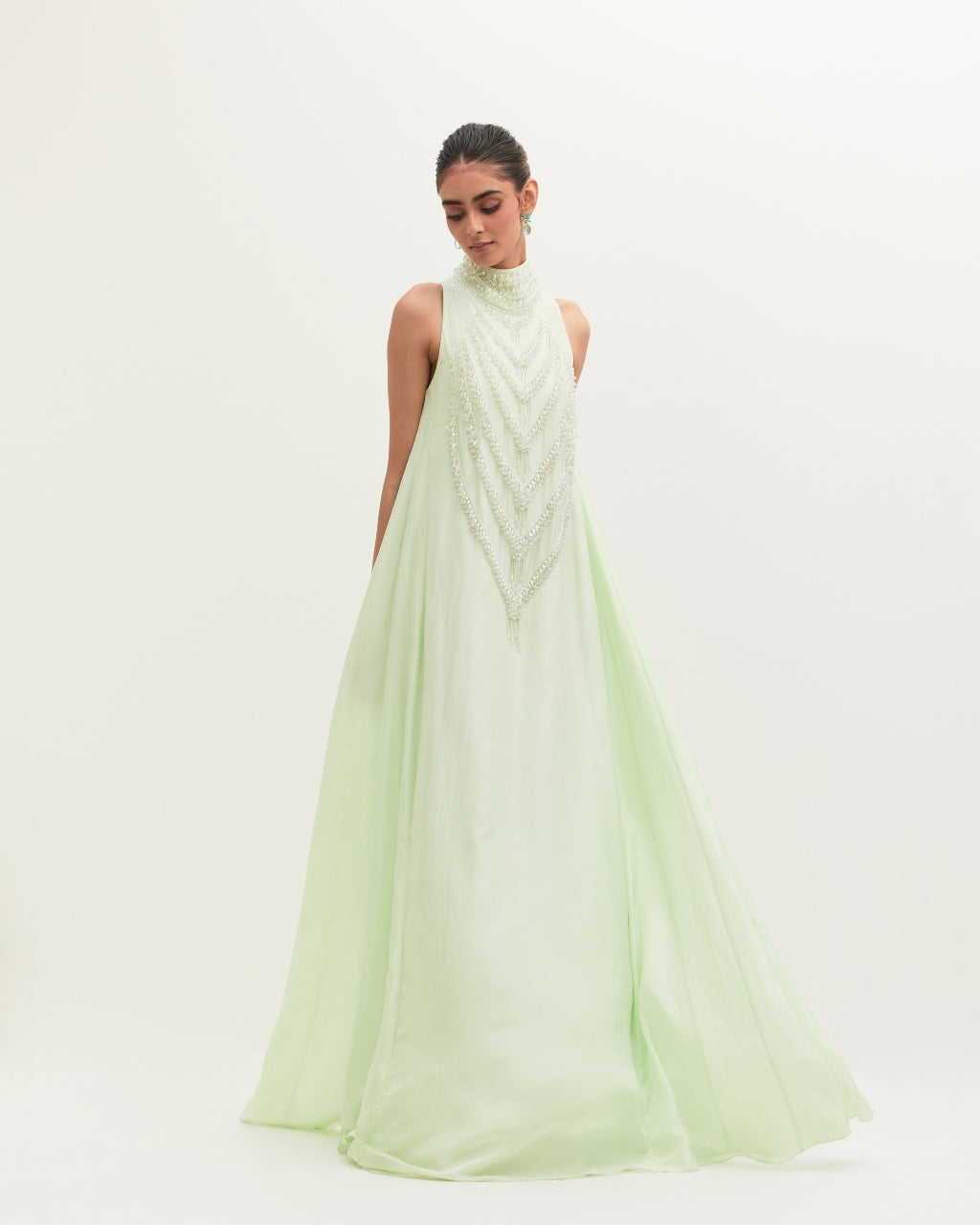 Fresh Mint Mala Gown