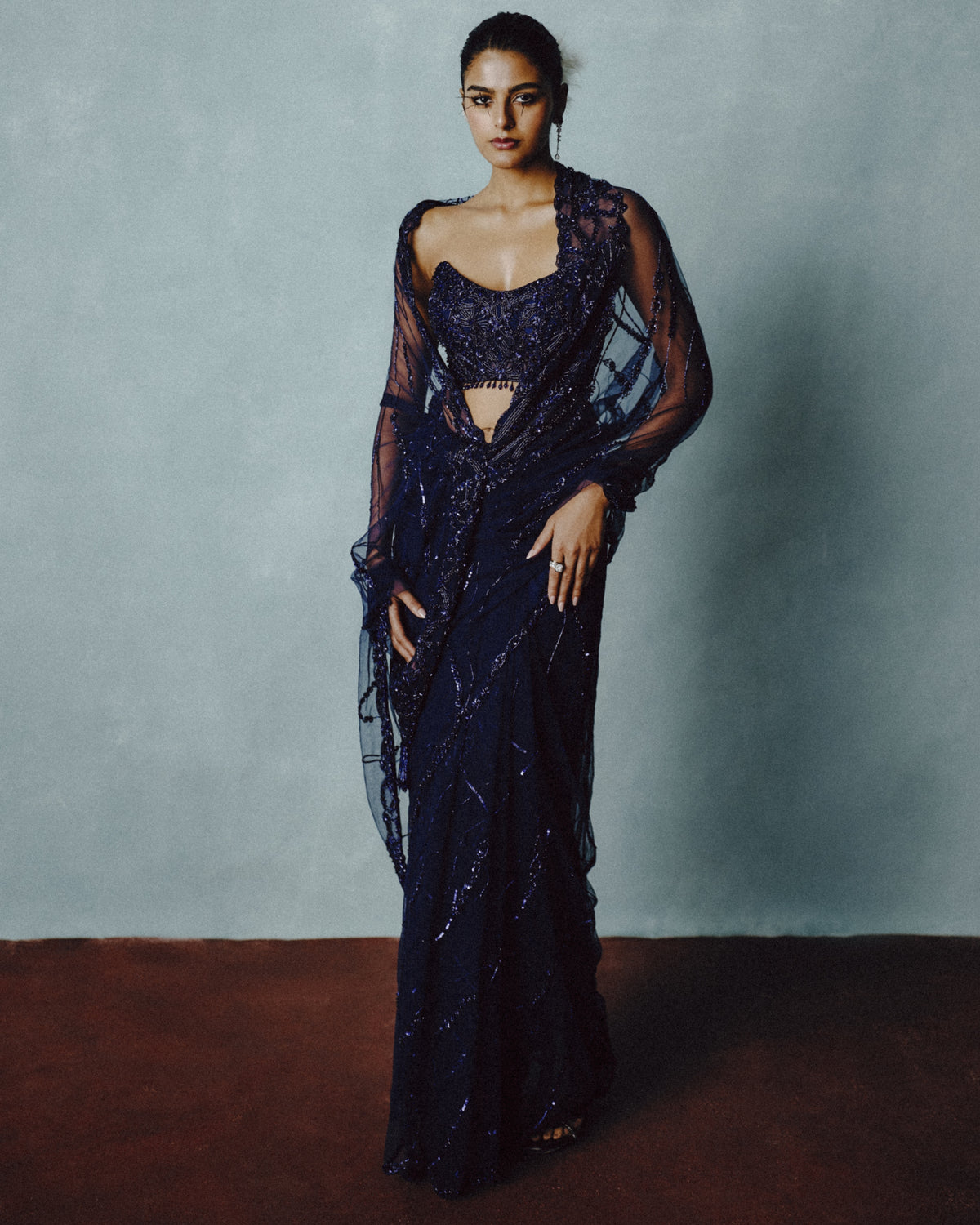 Twilight Sheer Sculpt Sari