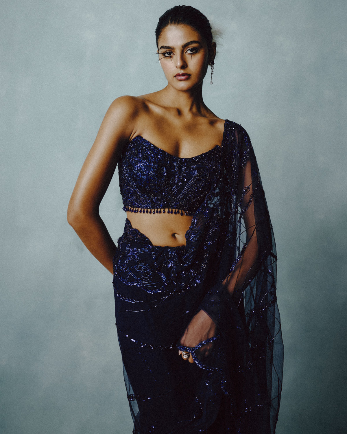 Twilight Sheer Sculpt Sari