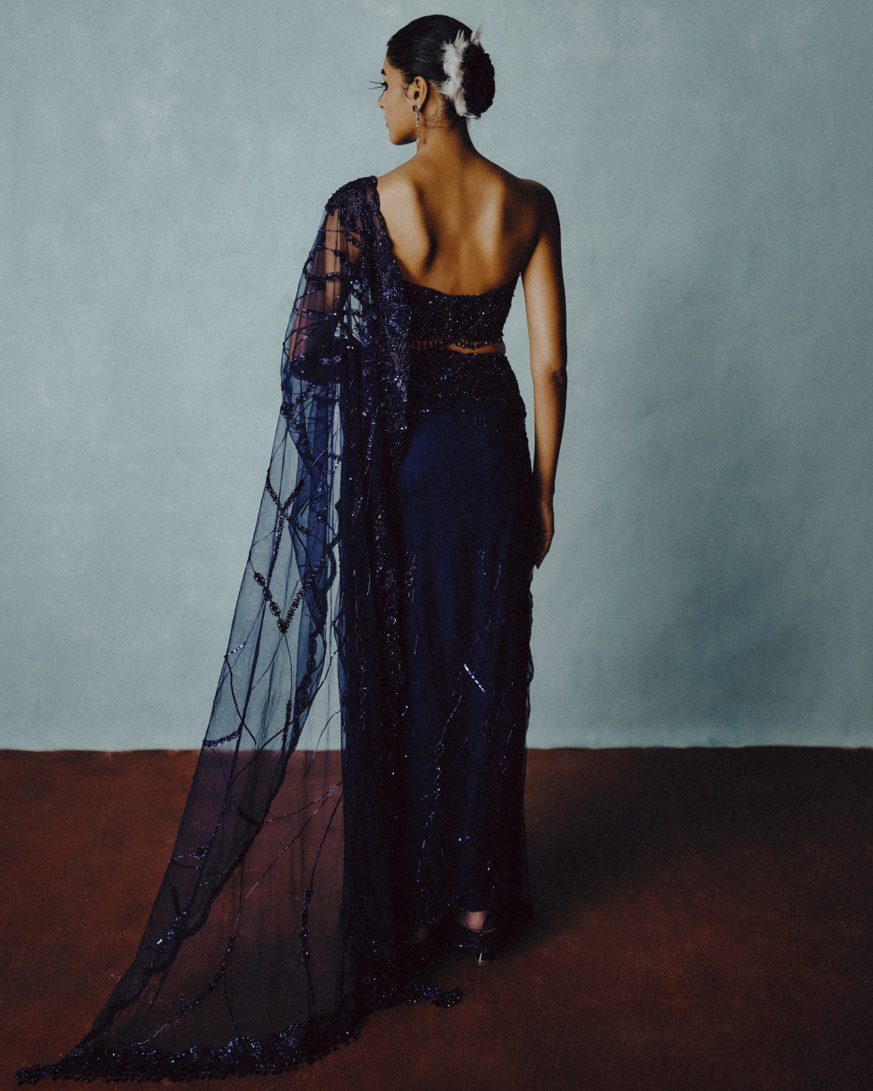 Twilight Sheer Sculpt Sari