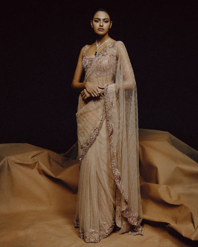 Seraphic Sheen Sari
