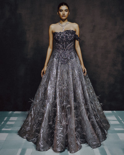 Nocturne Silverdust Ball Gown