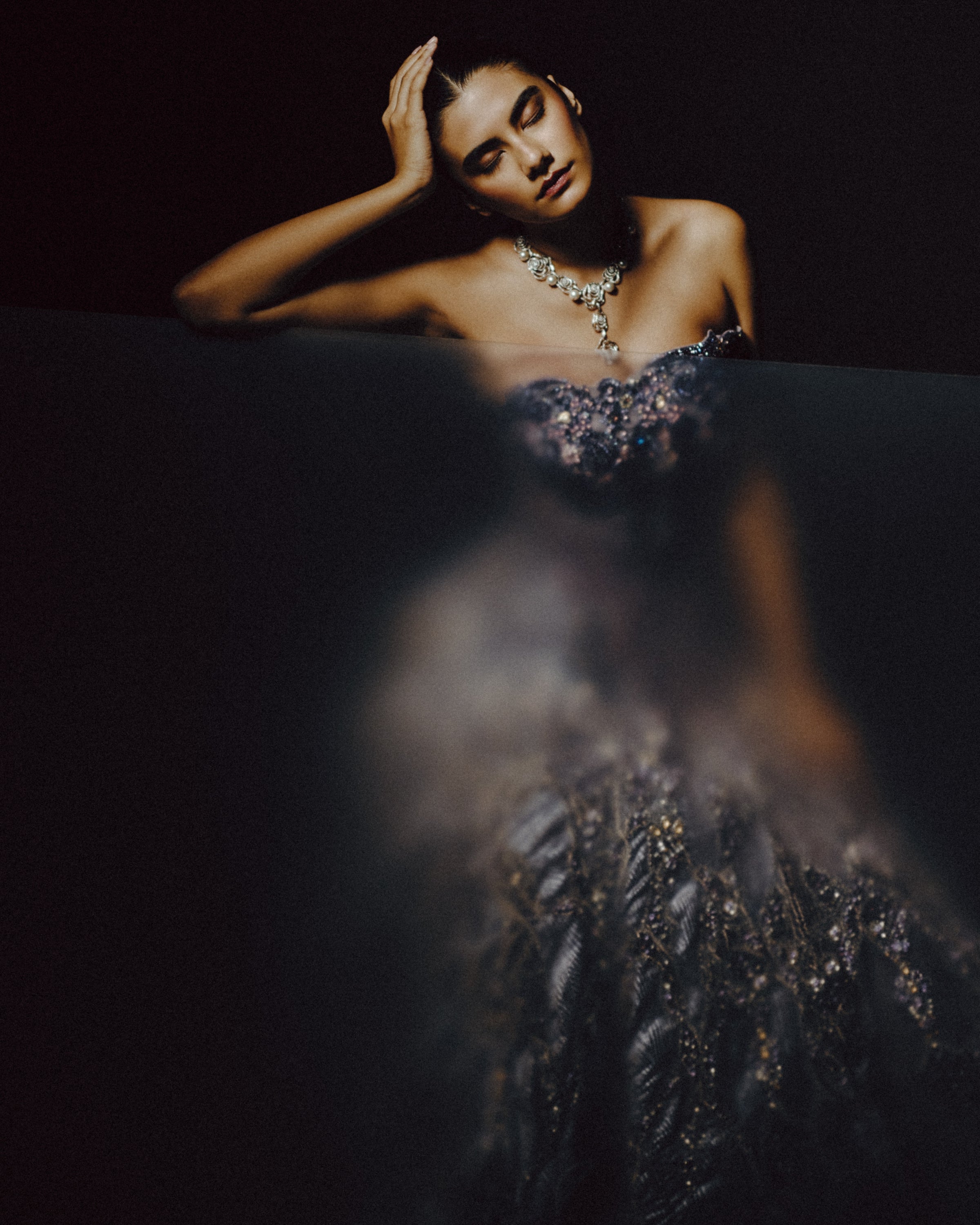 Nocturne Silverdust Ball Gown