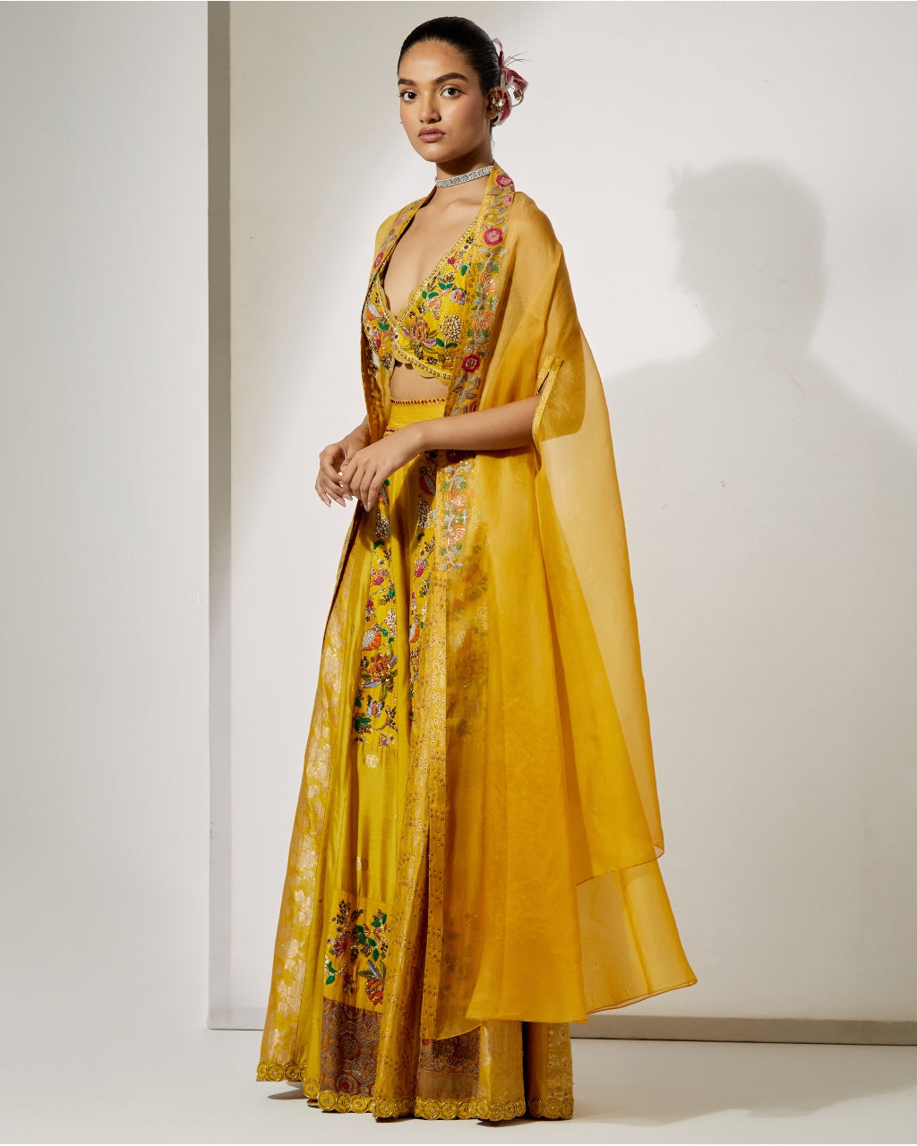 Sunlit Royale Embroidered Sharara Set