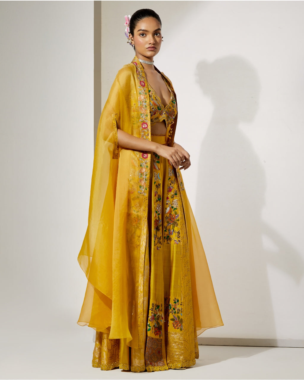 Sunlit Royale Embroidered Sharara Set