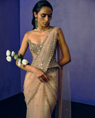 The Afterglow Drape Sari