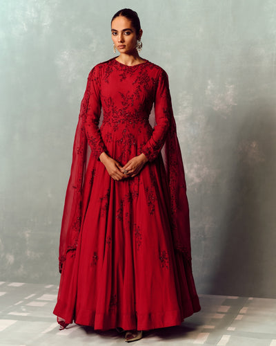 The Imperial Ruby Anarkali