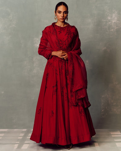 The Imperial Ruby Anarkali