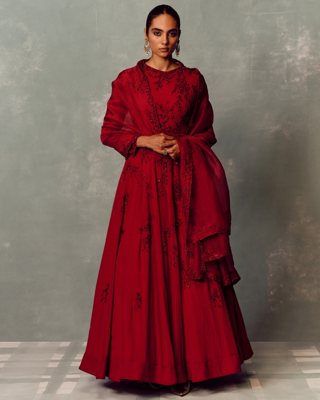 The Imperial Ruby Anarkali