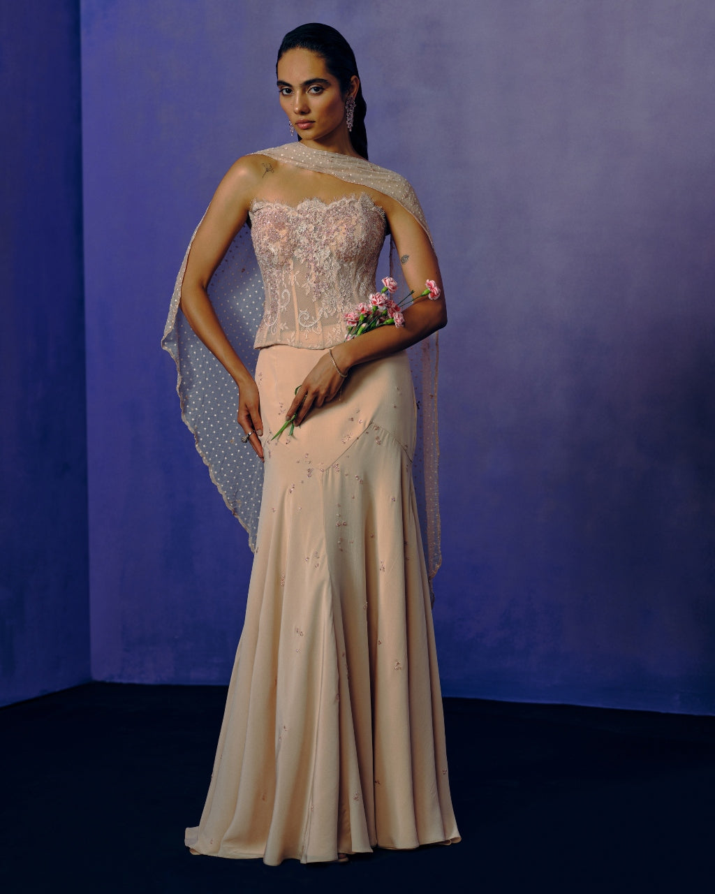 Petal Élan Corset & Skirt Set