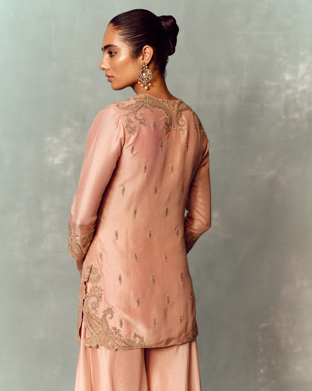 Rosé Lumière Sharara Set