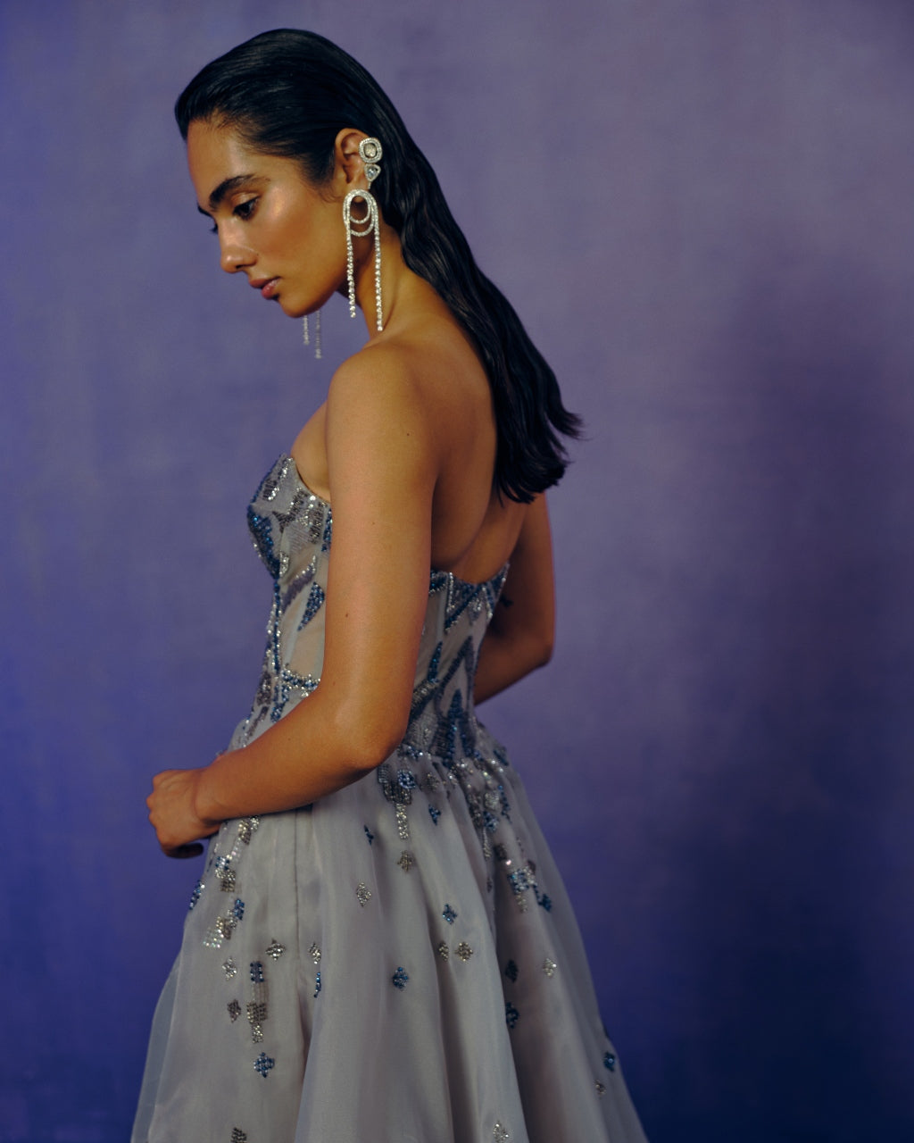 Smoked Stardust Ball Gown