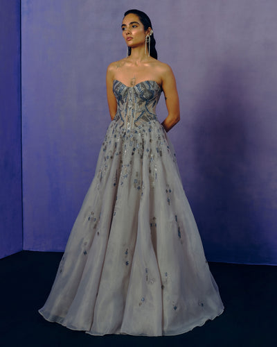 Smoked Stardust Ball Gown