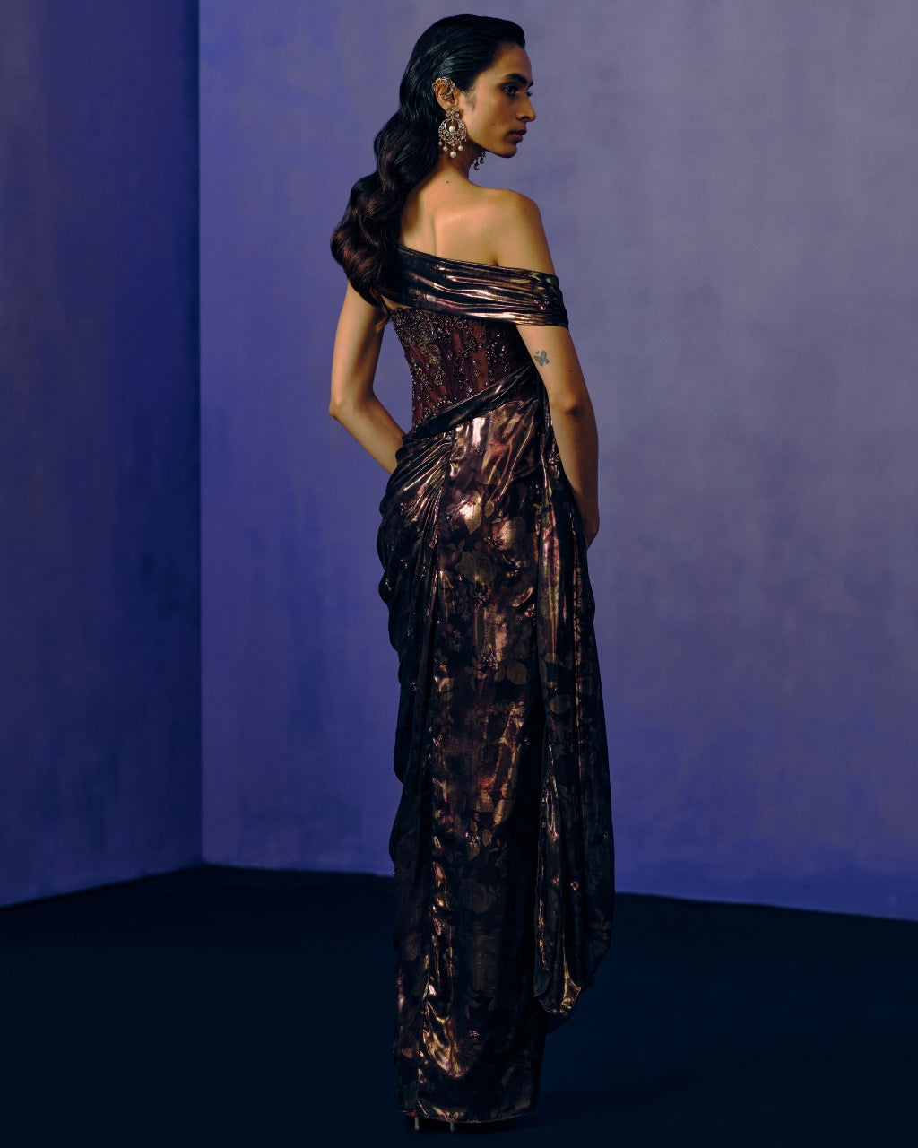 Smoked Bronze Evening Gown