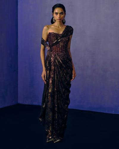 Smoked Bronze Evening Gown