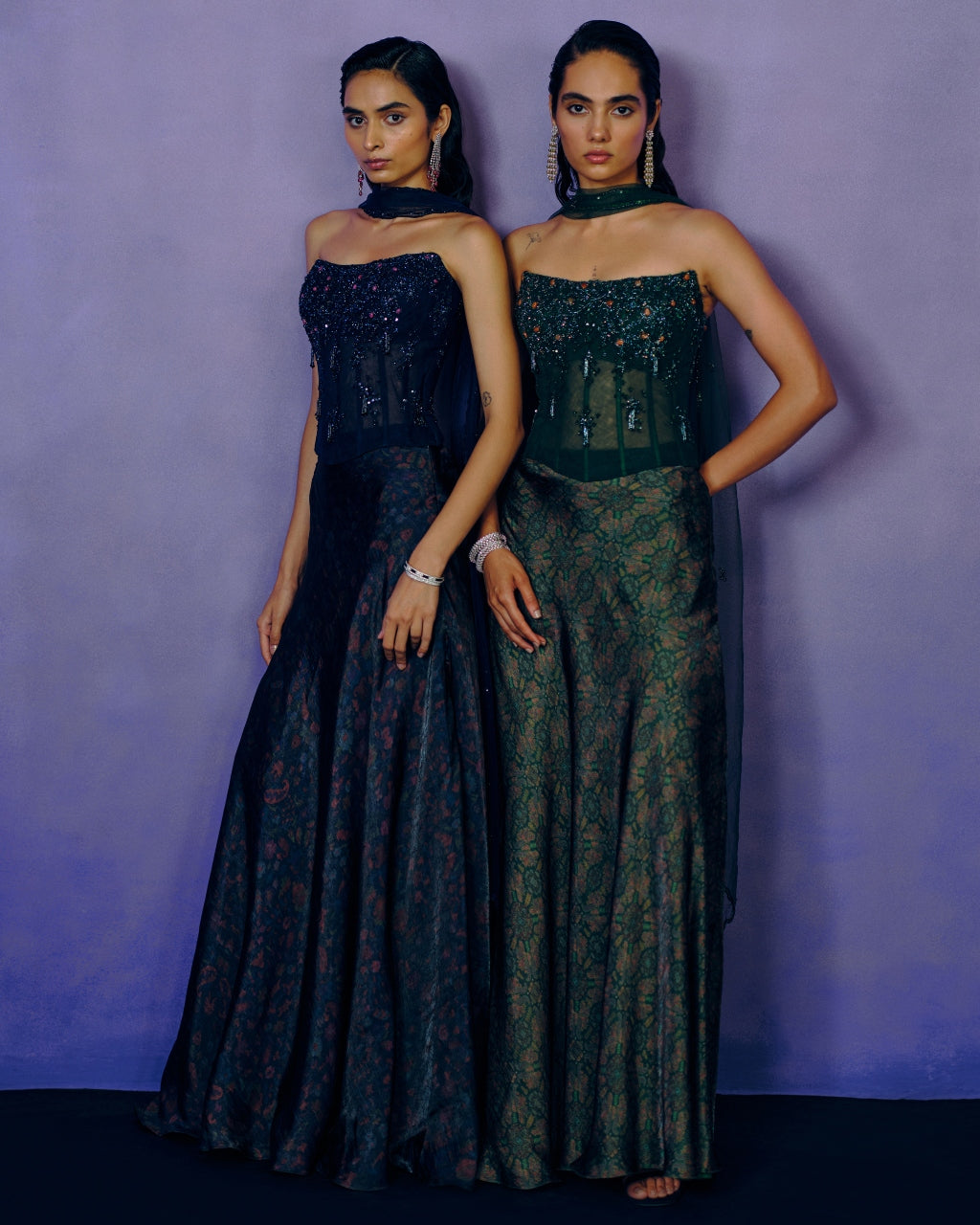 Verdant Muse Corset & Skirt Set