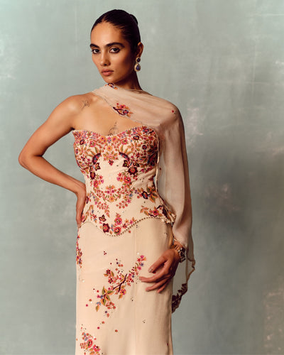 Alabaster Muse Corset And Skirt Set