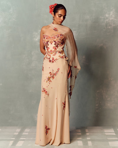 Alabaster Muse Corset And Skirt Set