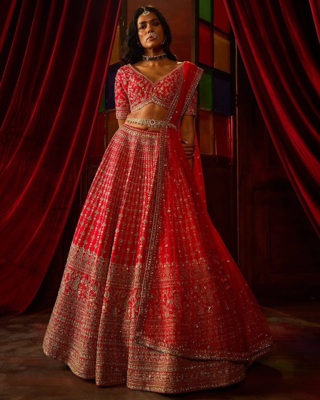 Rani Aahana Lehenga Set