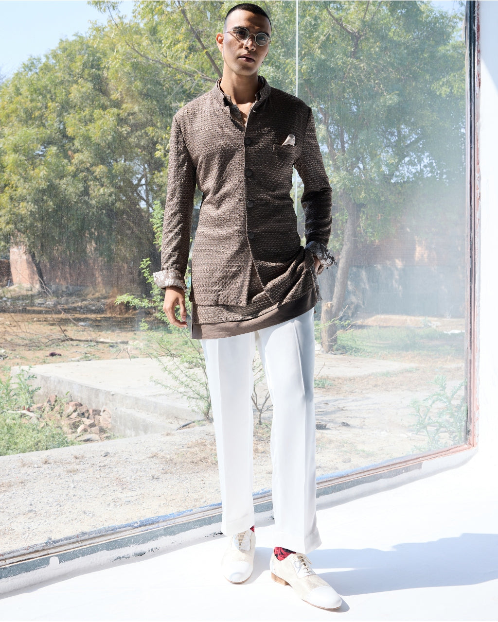 Poppy Regular Bandhgala Set