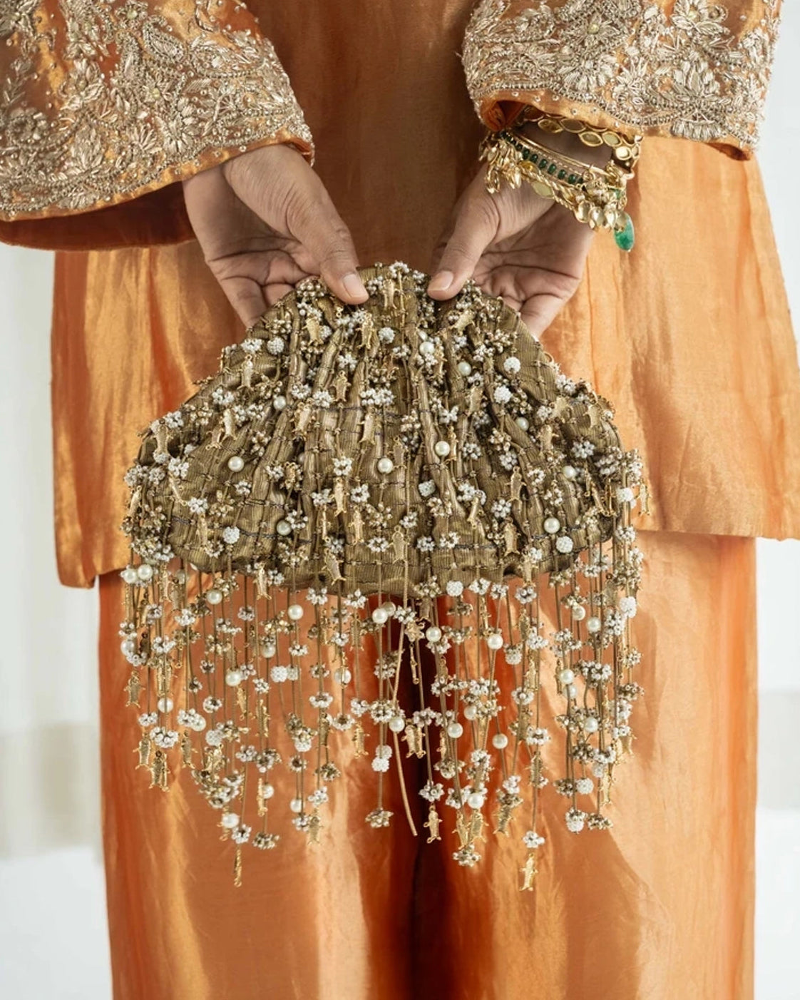 Gold Plated Basra Batua
