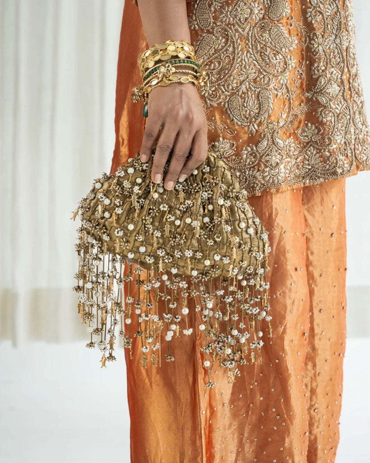 Gold Plated Basra Batua