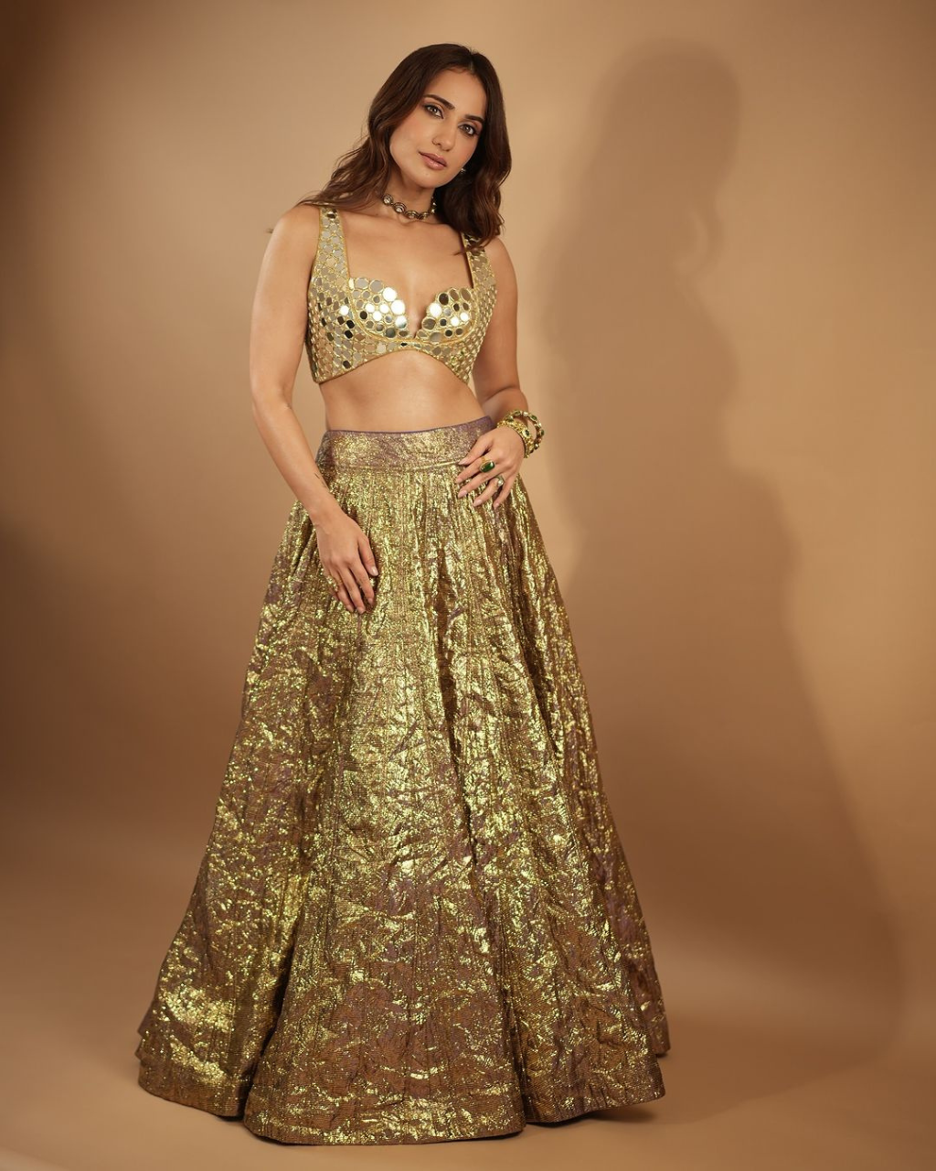 Sheesh Bengani Lehenga Set