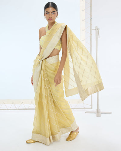 The Ivy Sari In Lemon