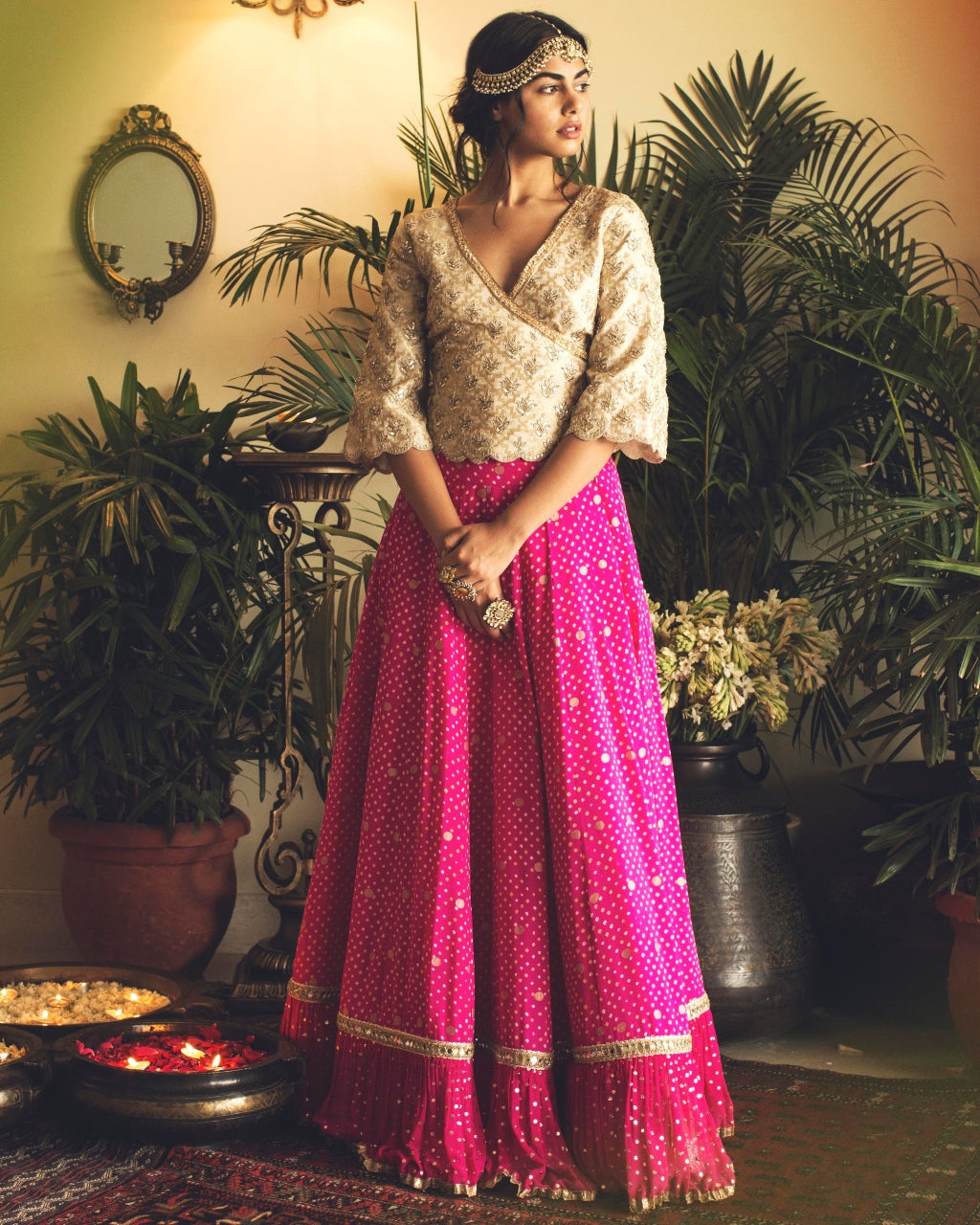 Bandhani Lehenga Set