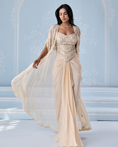 Selita Choli Cape Skirt