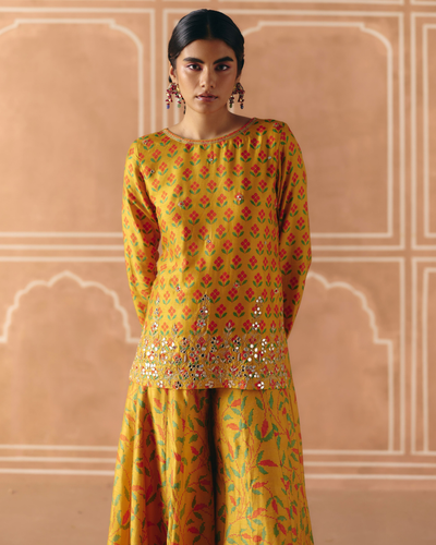 Marigold Yellow Kurta Set