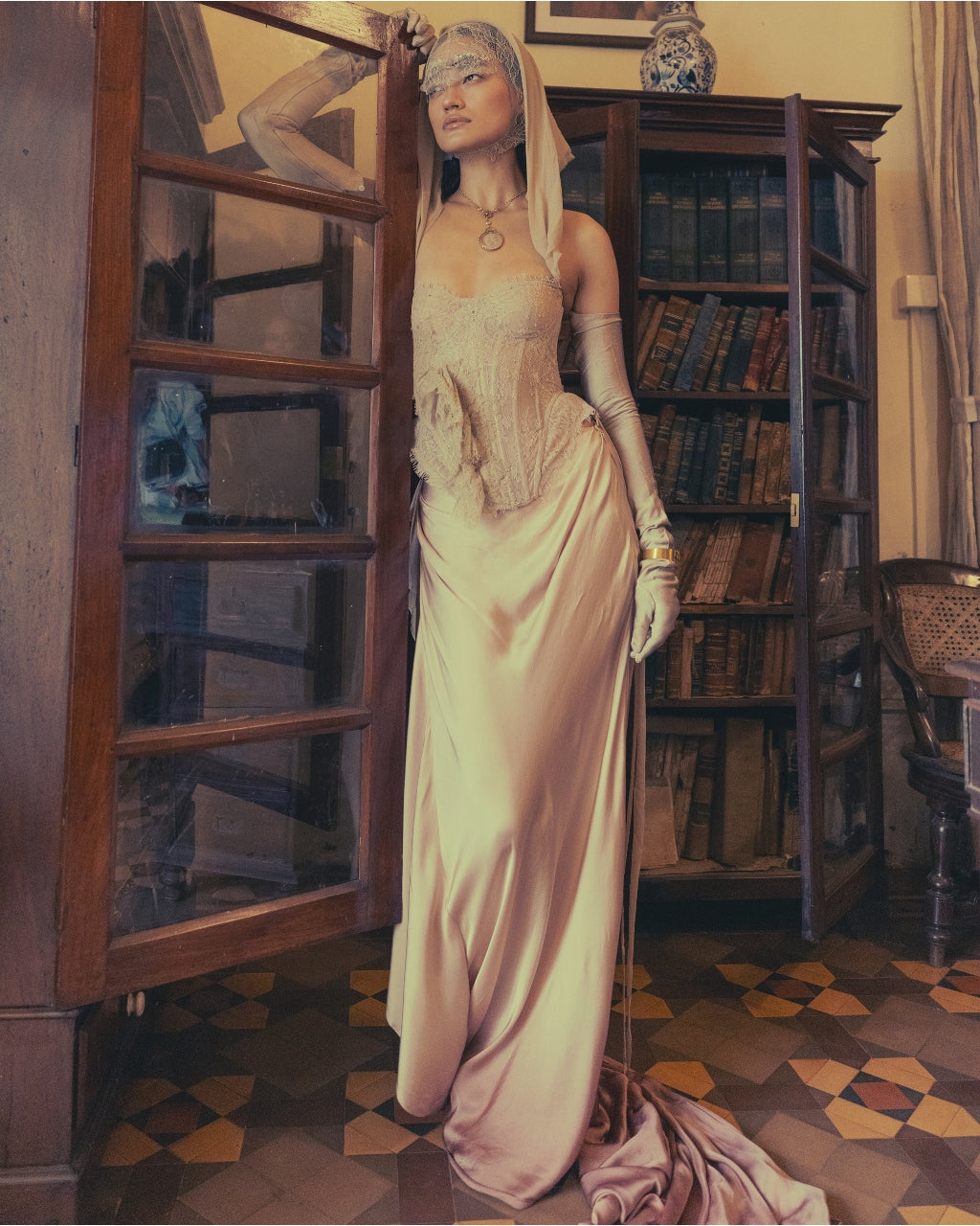 Champagne On My Corset Skirt Set