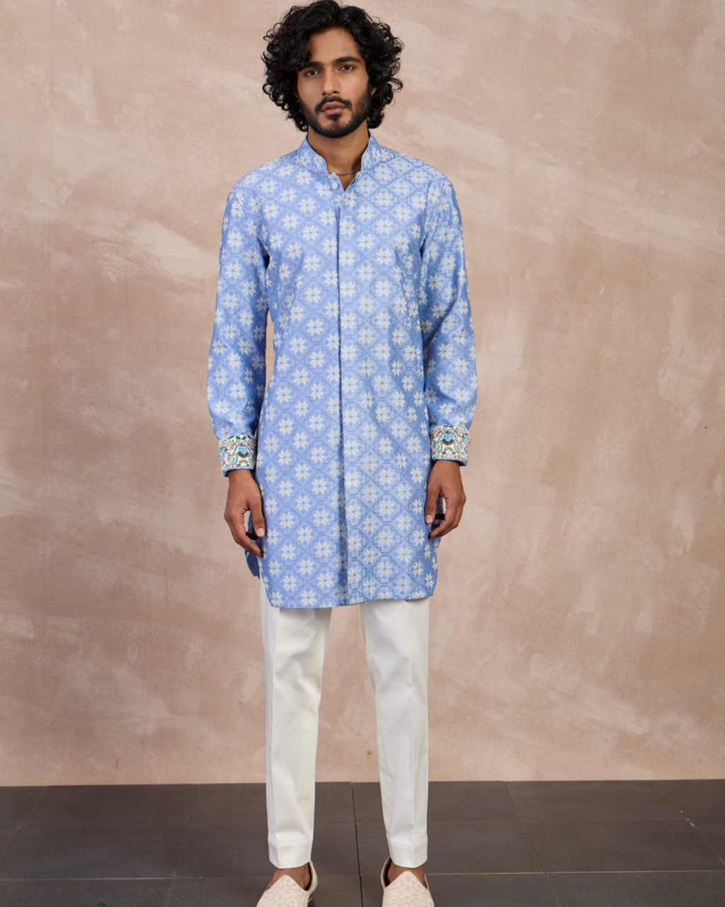 Persian Violet Foe Kurta Set