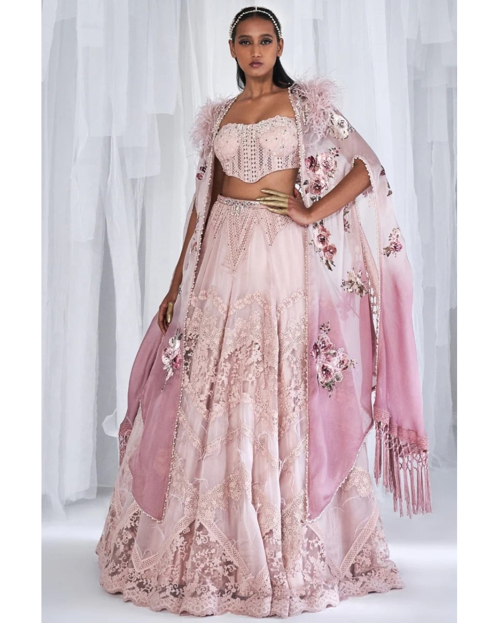 Harini Chantilly Lehenga Set