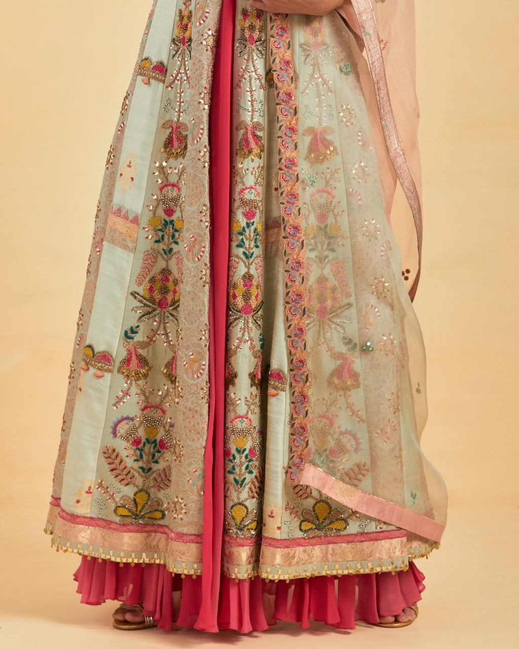 Organza Silk Anarkali Set