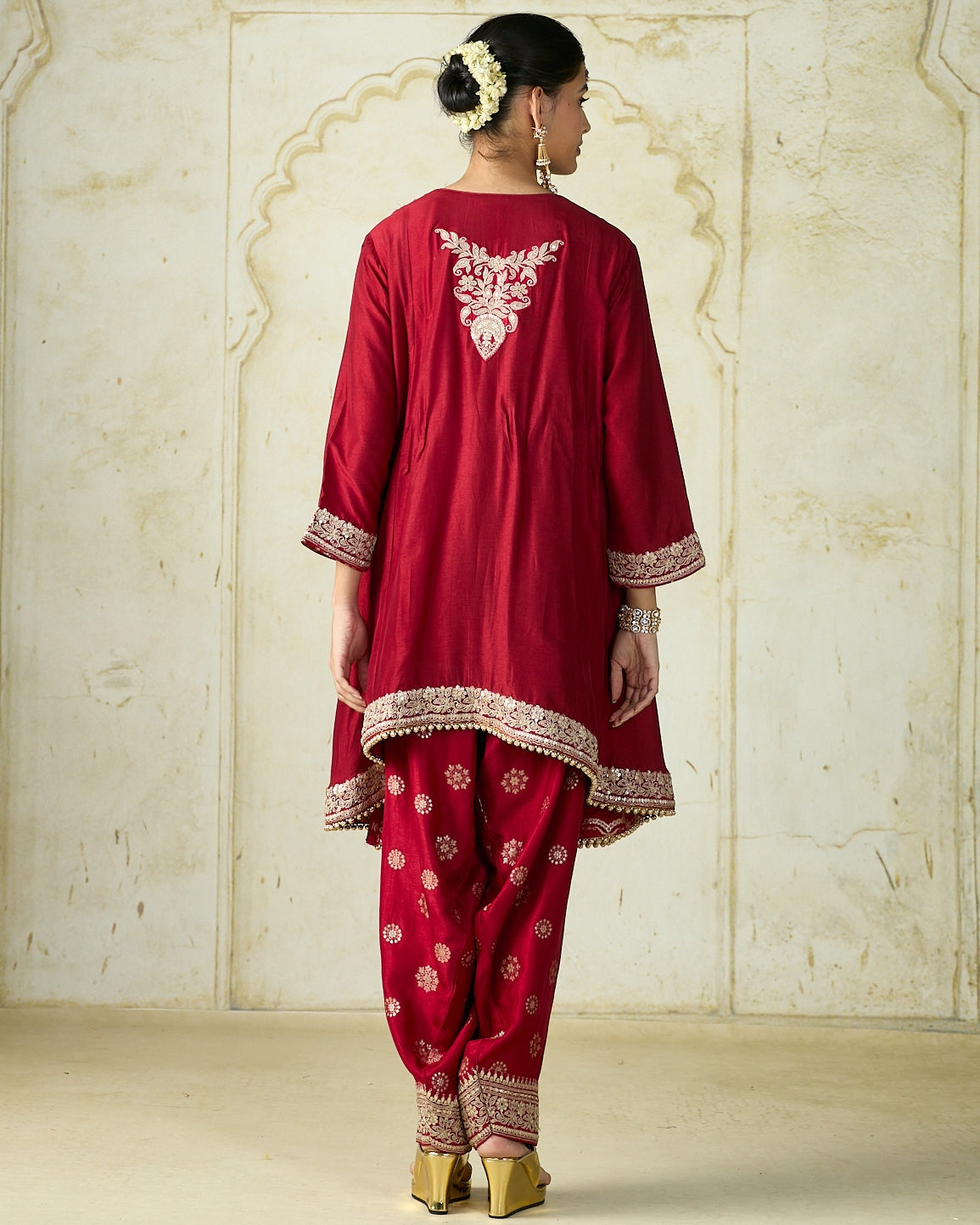 Red Nadia Farshi Set